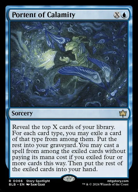 Portent of Calamity, Magic card BLB 66 — Bloomburrow set