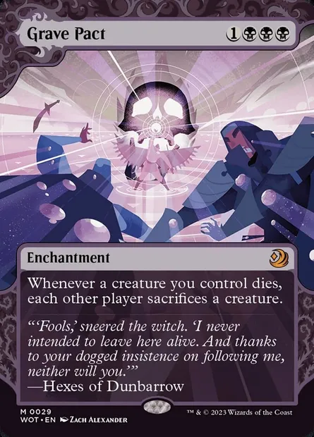 Grave Pact, Magic card WOT 29 — Wilds of Eldraine: Enchanting Tales set