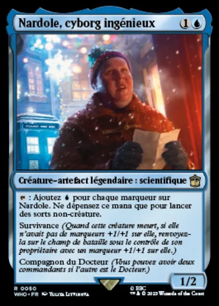 Nardole, cyborg ingénieux, carte Magic WHO 50 — extension Doctor Who