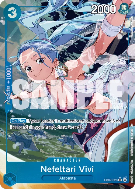 Nefeltari Vivi, One Piece card EB02-026 — Anime 25th Collection set