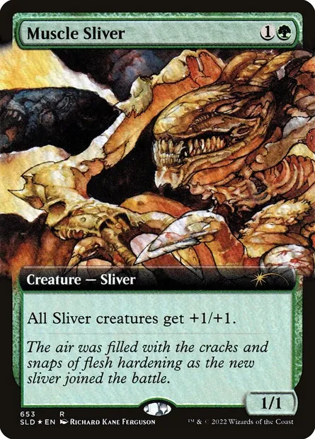 Muscle Sliver, Magic card SLD 653 — Secret Lair Drop set