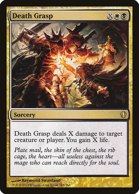 Death Grasp, Magic card C13 183 — Commander 2013 set
