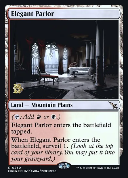 Elegant Parlor, Magic card PMKM 260s — Murders at Karlov Manor Promos set
