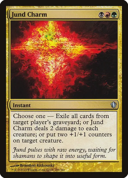 Jund Charm, Magic card C13 195 — Commander 2013 set