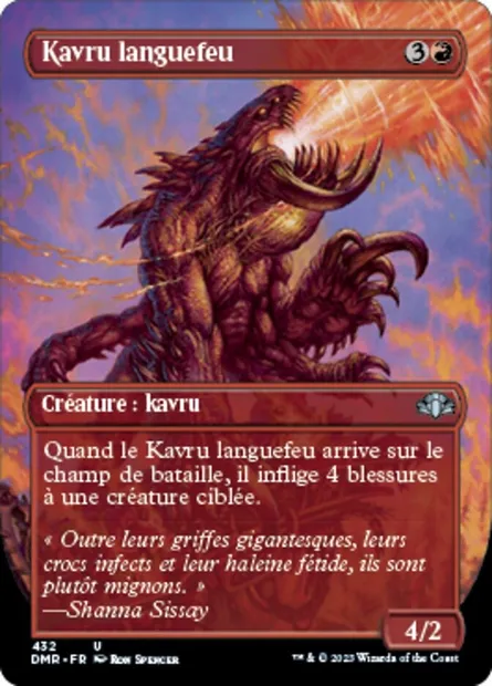Kavru languefeu, carte Magic DMR 432 — extension Dominaria Remastered
