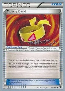 Muscle Band, Pokémon card WCD14 121-4 — World Championship Decks 2014 set