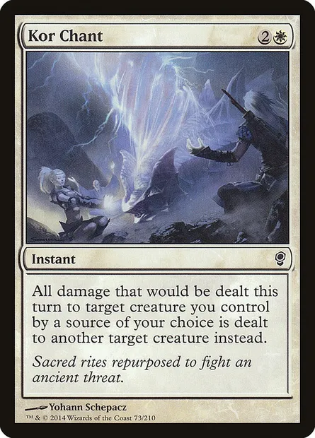 Cantique Kor, carte Magic CNS 73 — extension Conspiration