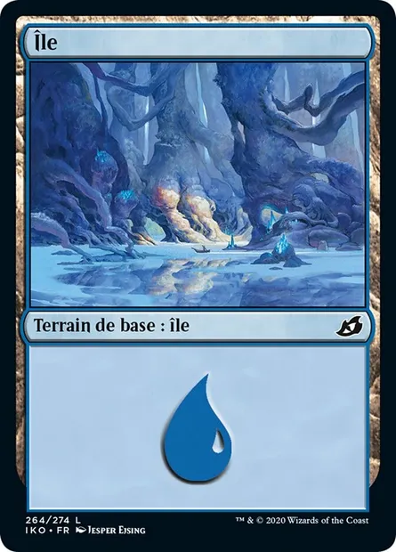 Île, carte Magic IKO 264 — extension Ikoria: Lair of Behemoths
