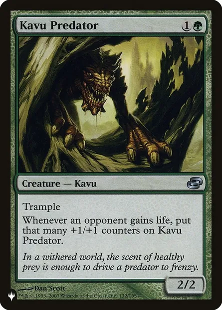 Kavu Predator, Magic card PLST PLC-132 — The List set