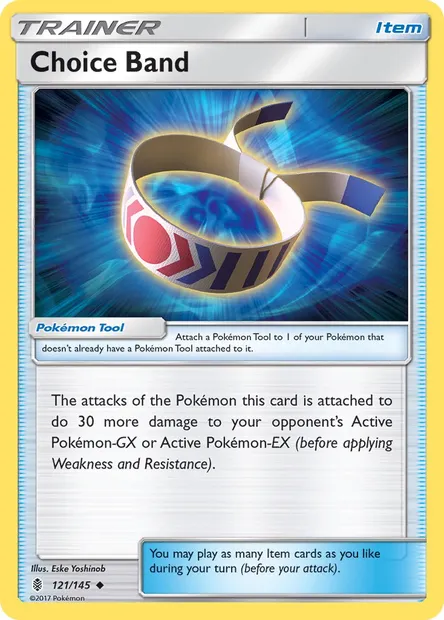 Choice Band, Pokémon card GRI 121 — Guardians Rising set