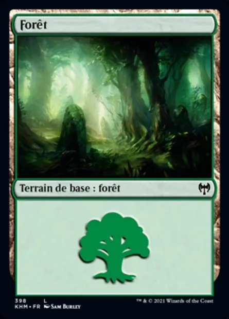 Forêt, carte Magic KHM 398 — extension Kaldheim