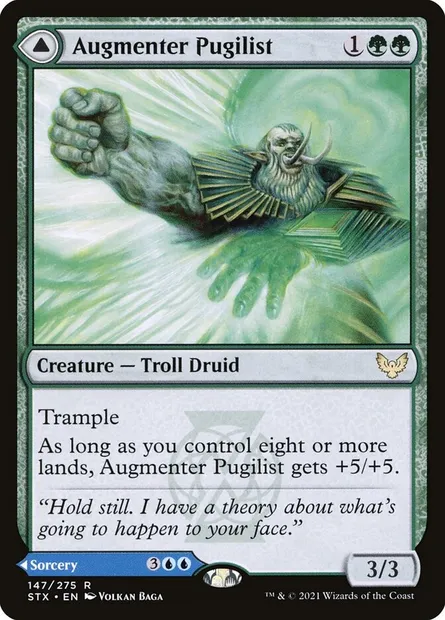 Augmenter Pugilist // Echoing Equation, Magic card STX 147 — Strixhaven: School of Mages set