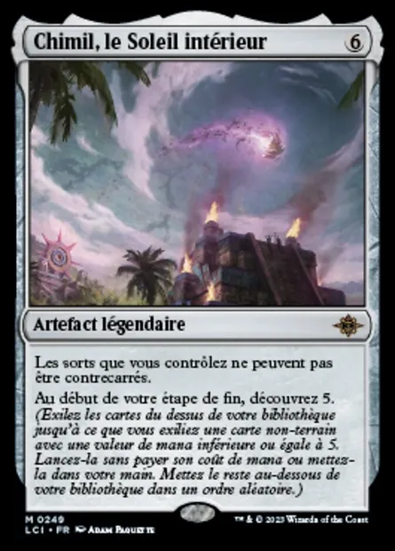 Chimil, the Inner Sun, carte Magic LCI 249 — extension The Lost Caverns of Ixalan