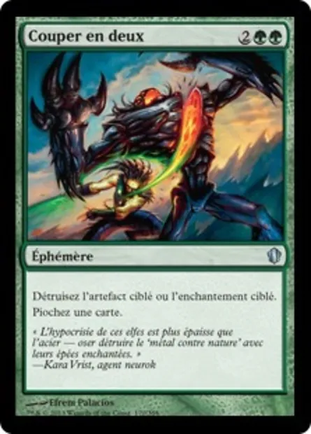 Couper en deux, carte Magic C13 170 — extension Commander 2013
