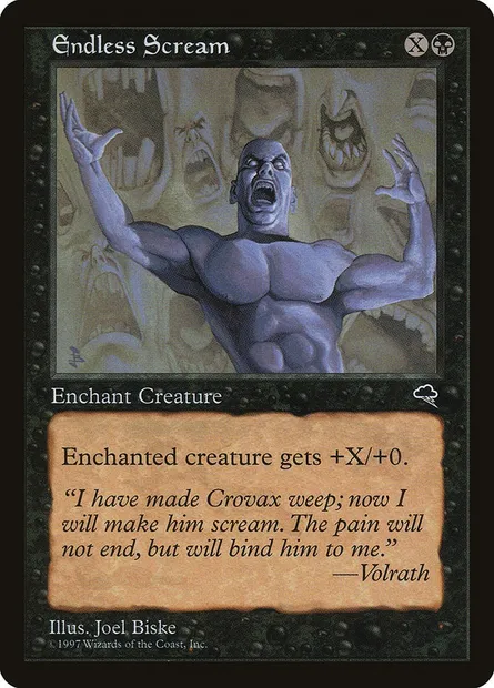 Cri interminable, carte Magic TMP 132 — extension Tempête
