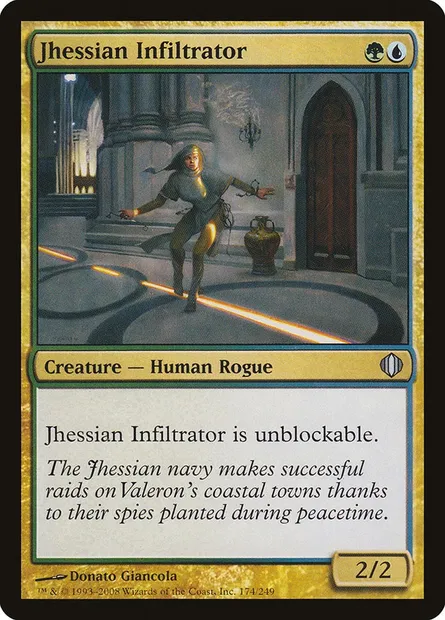 Jhessian Infiltrator, Magic card ALA 174 — Shards of Alara set