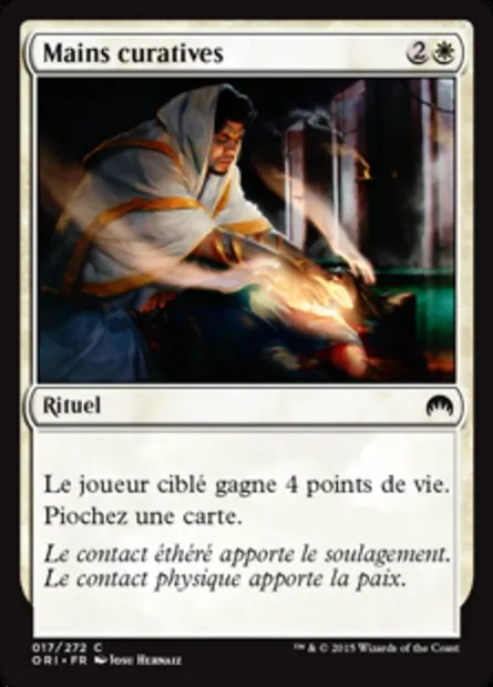 Mains curatives, carte Magic ORI 17 — extension Magic Origines
