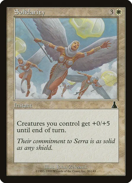 Solidarity, Magic card UDS 20 — Urza's Destiny set