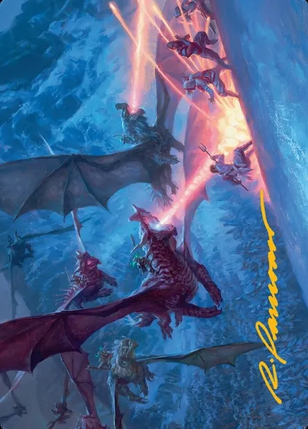 Dragonback Assault // Dragonback Assault, Magic card ATDM 22 — Tarkir: Dragonstorm Art Series set