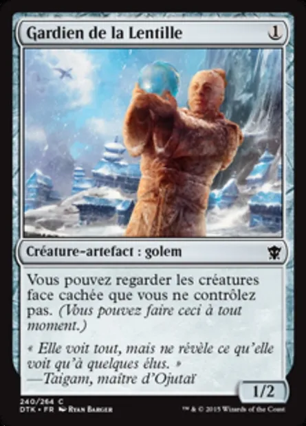 Gardien de la Lentille, carte Magic DTK 240 — extension Les Dragons de Tarkir