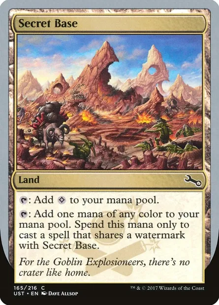 Secret Base, Magic card UST 165d — Unstable set
