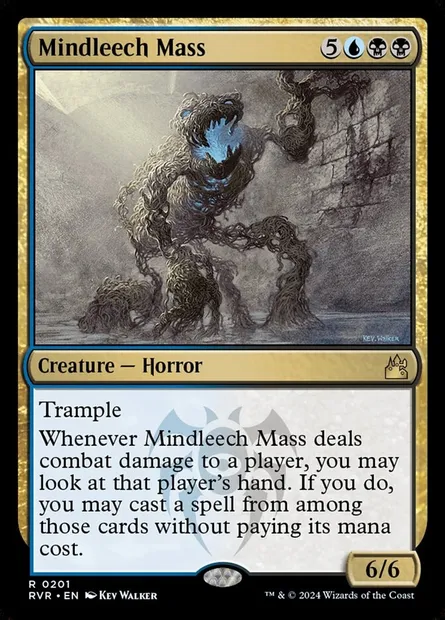 Mindleech Mass, Magic card RVR 201 — Ravnica Remastered set