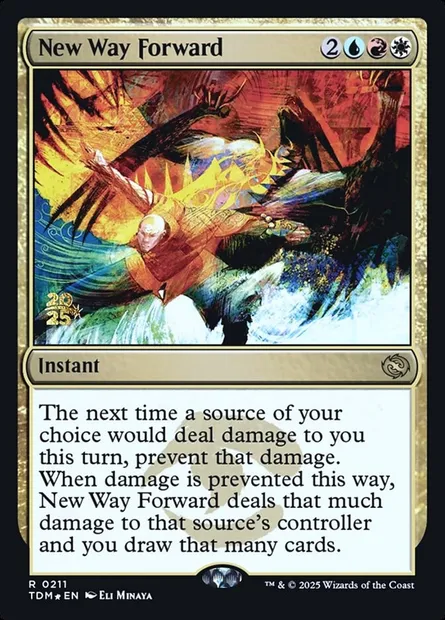 New Way Forward, Magic card PTDM 211s — Tarkir: Dragonstorm Promos set