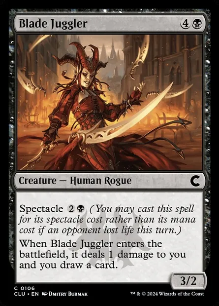 Blade Juggler, Magic card CLU 106 — Ravnica: Clue Edition set