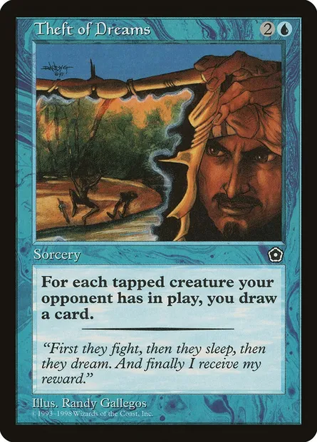 Theft of Dreams, Magic card P02 55 — Portal Second Age set