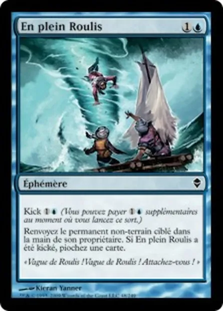 En plein Roulis, carte Magic ZEN 48 — extension Zendikar