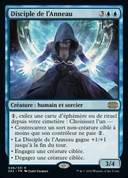 Disciple de l'Anneau, carte Magic 2X2 46 — extension Double Masters 2022
