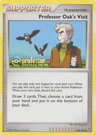 Professor Oak's Visit, Pokémon card PROF 122 — Professor Program set