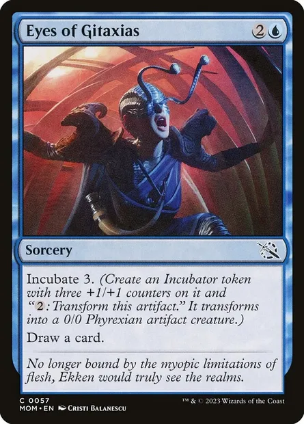 Eyes of Gitaxias, Magic card MOM 57 — March of the Machine set