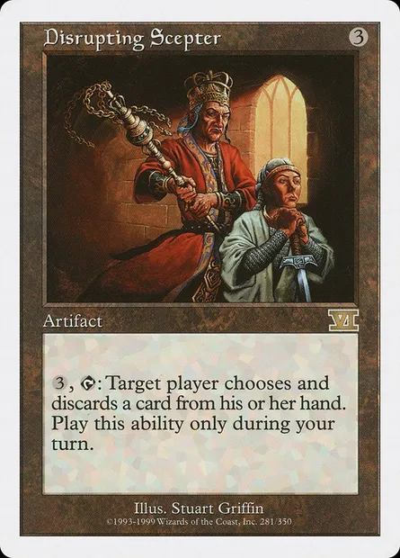 Disrupting Scepter, Magic card 6ED 281 — Classic Sixth Edition set