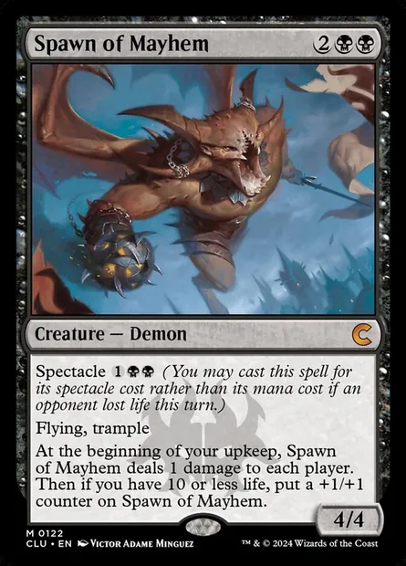Spawn of Mayhem, Magic card CLU 122 — Ravnica: Clue Edition set