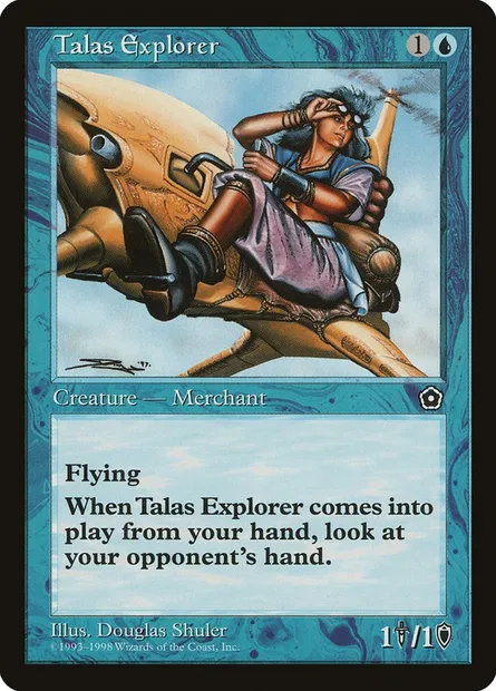 Talas Explorer, Magic card P02 49 — Portal Second Age set