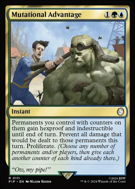 Mutational Advantage, Magic card PIP 111 — Fallout set
