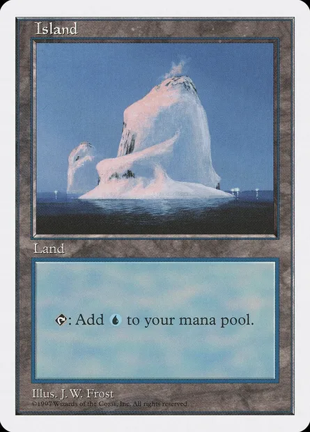 Ile, carte Magic 5ED 437 — extension Cinquième Edition