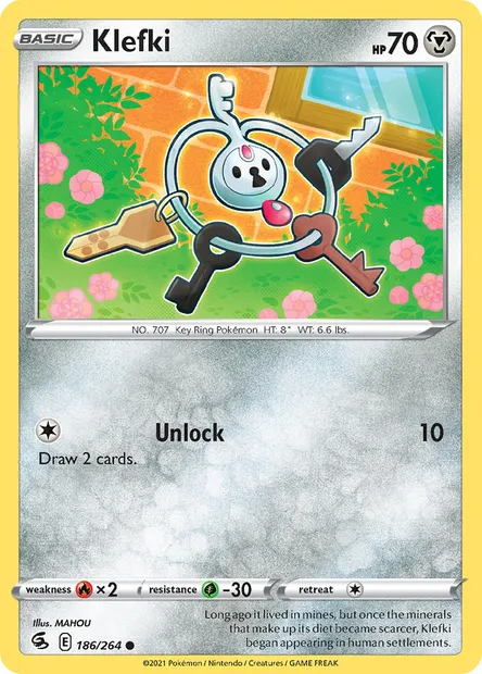 Klefki, Pokémon card FST 186 — Fusion Strike set