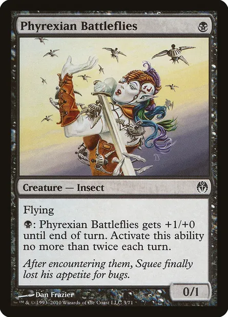 Phyrexian Battleflies, Magic card DDE 3 — Duel Decks: Phyrexia vs. the Coalition set