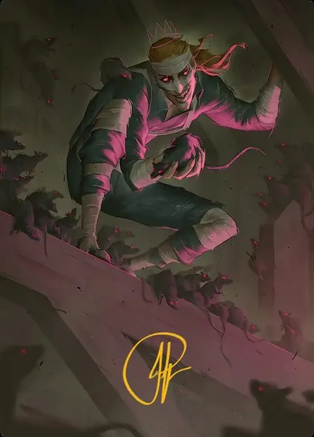 Rat King, the Chaosbringer // Rat King, the Chaosbringer, Magic card ATMT 53 — Teenage Mutant Ninja Turtles Art Series set