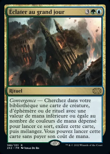 Éclater au grand jour, carte Magic 2X2 188 — extension Double Masters 2022