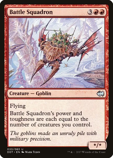 Battle Squadron, Magic card DDT 33 — Duel Decks: Merfolk vs. Goblins set