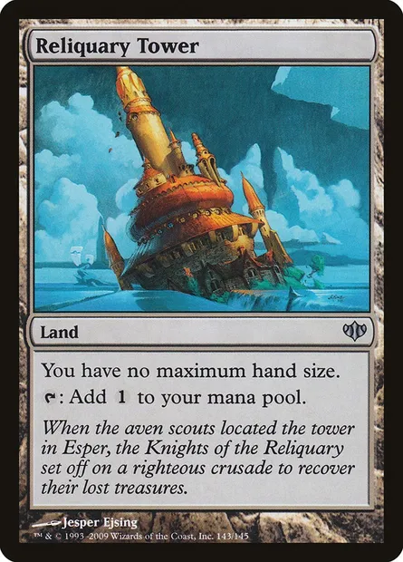 Reliquary Tower, Magic card CON 143 — Conflux set