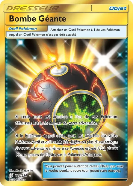 Bombe Géante, carte Pokémon UNM 251 — extension Harmonie des Esprits