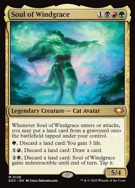Soul of Windgrace, Magic card EOC 126 — Edge of Eternities Commander set