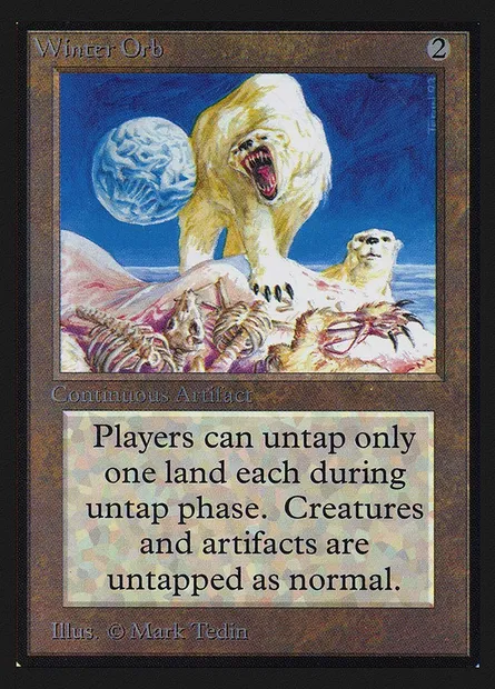 Winter Orb, Magic card CED 276 — Collectors' Edition set