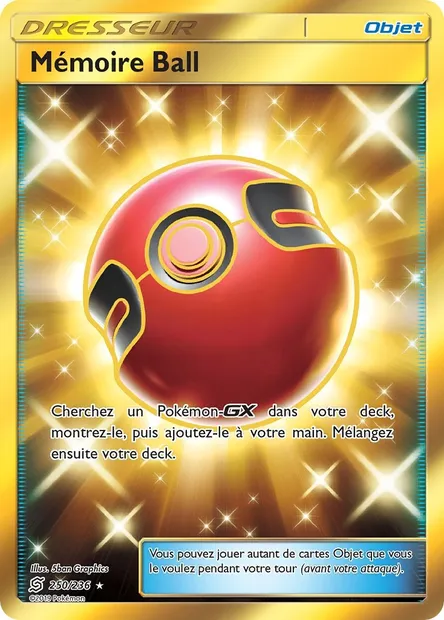 Mémoire Ball, carte Pokémon UNM 250 — extension Harmonie des Esprits