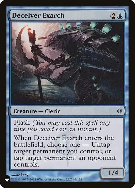 Deceiver Exarch, Magic card PLST NPH-33 — The List set