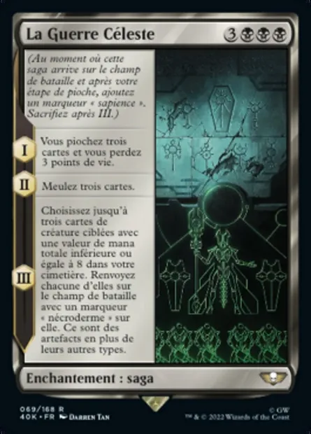 La Guerre Céleste, carte Magic 40K 69 — extension Warhammer 40,000 Commander